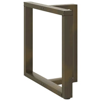 Valgomojo stalo kojelės, 2 vnt., juodos, 80x35x(72 - 73) cm, plienas - Namų Idėja