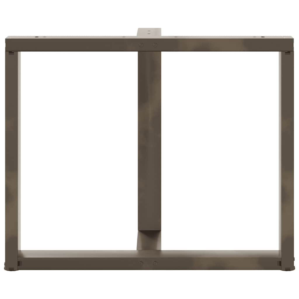 Valgomojo stalo kojelės, 2 vnt., juodos, 90x35x(72 - 73) cm, plienas - Namų Idėja