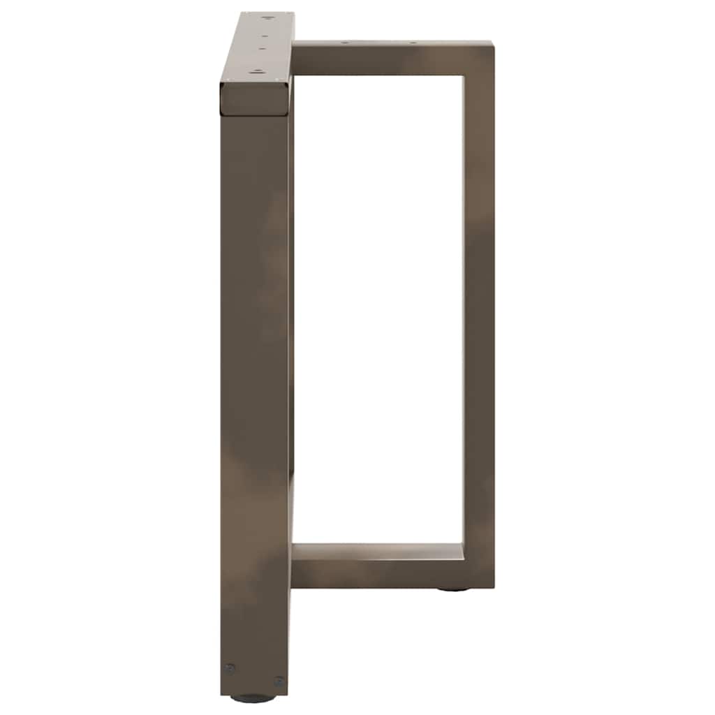 Valgomojo stalo kojelės, 2 vnt., juodos, 90x35x(72 - 73) cm, plienas - Namų Idėja