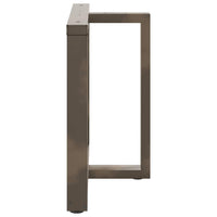Valgomojo stalo kojelės, 2 vnt., juodos, 90x35x(72 - 73) cm, plienas - Namų Idėja