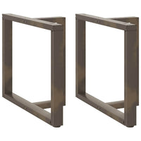 Valgomojo stalo kojelės, 2 vnt., juodos, 90x35x(72 - 73) cm, plienas - Namų Idėja