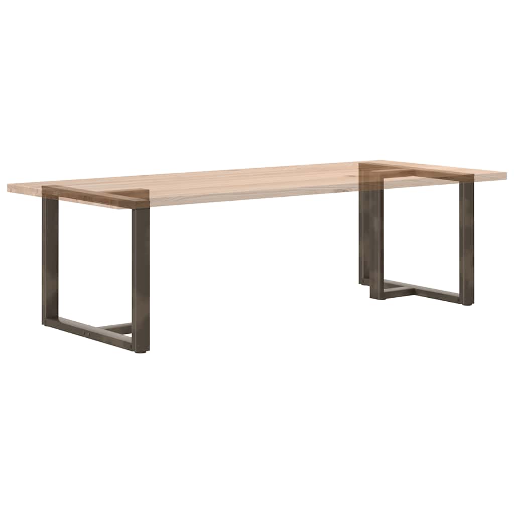 Valgomojo stalo kojelės, 2 vnt., juodos, 90x35x(72 - 73) cm, plienas - Namų Idėja