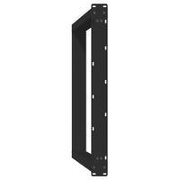 Valgomojo stalo kojelės, 2 vnt., juodos, 90x(72 - 73) cm, plienas, U formos - Namų Idėja