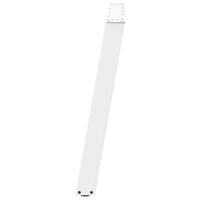 Valgomojo stalo kojelės, 2 vnt., U formos, baltos, 80x(72 - 73) cm, plienas - Namų Idėja