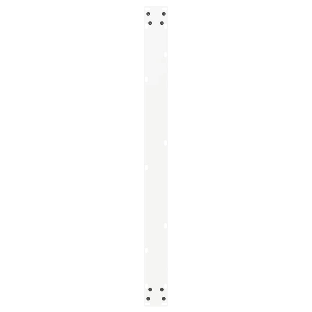 Valgomojo stalo kojelės, 3 vnt., baltos, 100x(72 - 73) cm, plienas, U formos - Namų Idėja