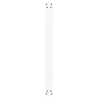 Valgomojo stalo kojelės, 3 vnt., baltos, 100x(72 - 73) cm, plienas, U formos - Namų Idėja