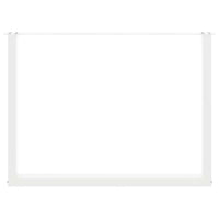 Valgomojo stalo kojelės, 3 vnt., baltos, 100x(72 - 73) cm, plienas, U formos - Namų Idėja