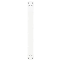 Valgomojo stalo kojelės, 3 vnt., baltos, 80x(72 - 73) cm, plienas, U formos - Namų Idėja