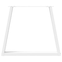 Valgomojo stalo kojelės, 3 vnt., baltos, 80x(72 - 73,3) cm, plienas, V formos - Namų Idėja