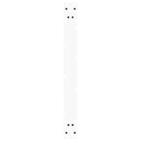 Valgomojo stalo kojelės, 3 vnt., baltos, 90x(72 - 73,3) cm, plienas, V formos - Namų Idėja