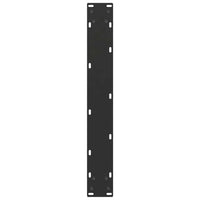 Valgomojo stalo kojelės, 3 vnt., juodos, 70x(72 - 73) cm, plienas, U formos - Namų Idėja