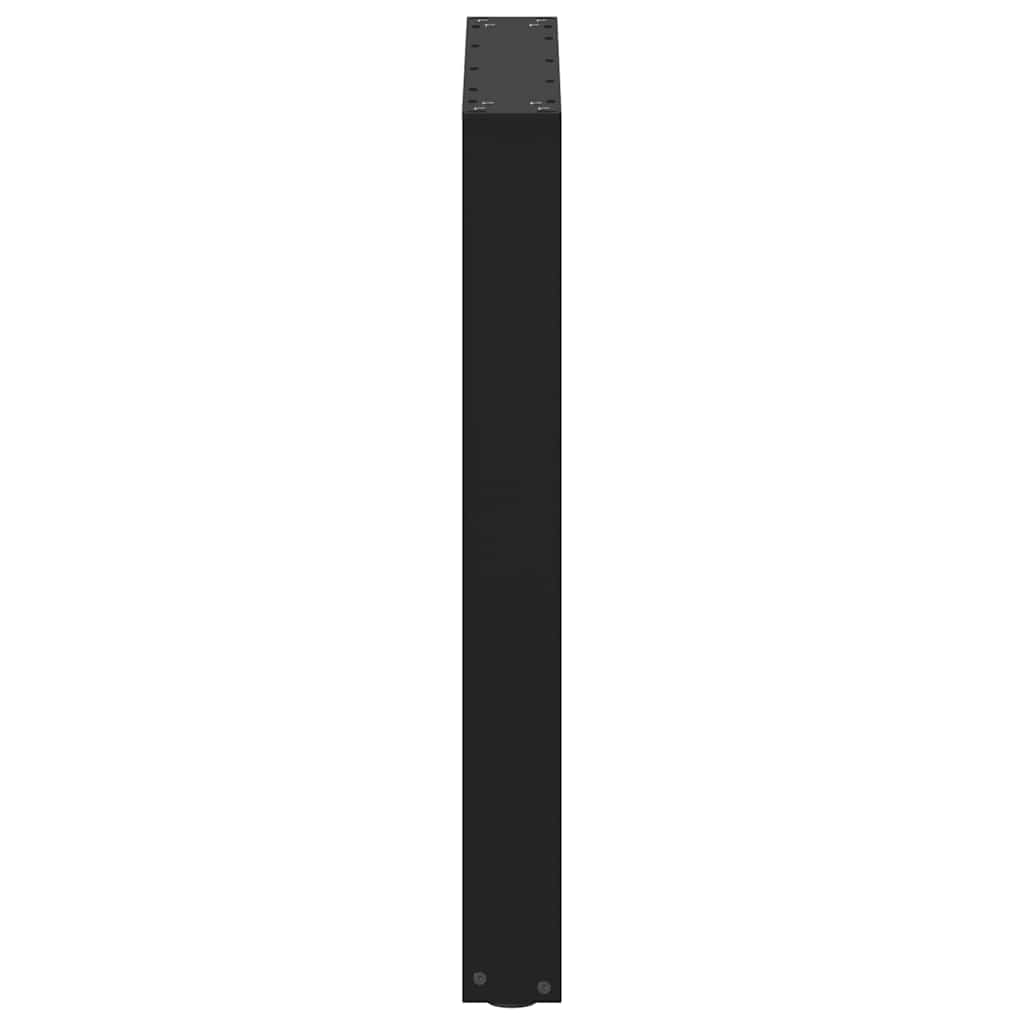 Valgomojo stalo kojelės, 3 vnt., juodos, 70x(72 - 73) cm, plienas, U formos - Namų Idėja