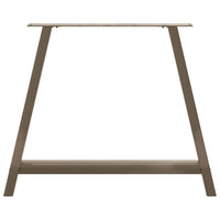 Valgomojo stalo kojelės, A formos, 2 vnt., 100 x (72 - 73) cm, plienas - Namų Idėja