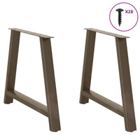 Valgomojo stalo kojelės, A formos, 2 vnt., 100 x (72 - 73) cm, plienas - Namų Idėja