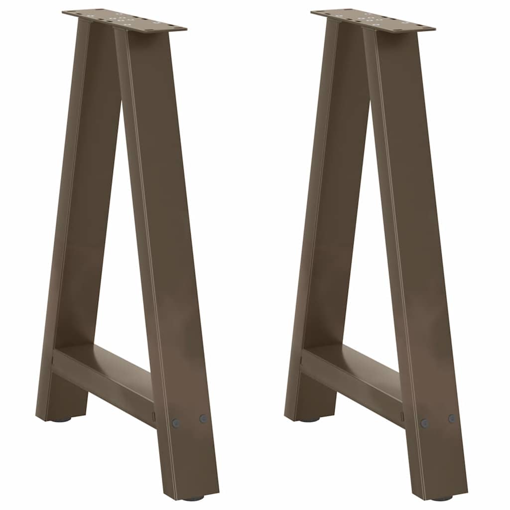 Valgomojo stalo kojelės, A formos, 2 vnt., 60x(72 - 73) cm, plienas - Namų Idėja