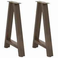 Valgomojo stalo kojelės, A formos, 2 vnt., 60x(72 - 73) cm, plienas - Namų Idėja