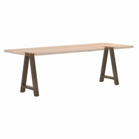 Valgomojo stalo kojelės, A formos, 2 vnt., 60x(72 - 73) cm, plienas - Namų Idėja