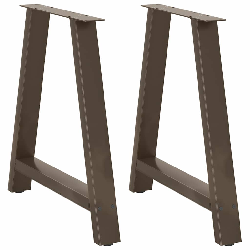 Valgomojo stalo kojelės, A formos, 2 vnt., 70x(72 - 73) cm, plienas - Namų Idėja