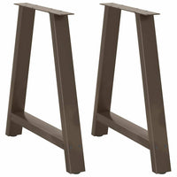 Valgomojo stalo kojelės, A formos, 2 vnt., 70x(72 - 73) cm, plienas - Namų Idėja
