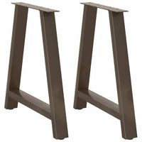 Valgomojo stalo kojelės, A formos, 2 vnt., 80x(72 - 73) cm, plienas - Namų Idėja
