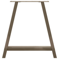 Valgomojo stalo kojelės, A formos, 2 vnt., 80x(72 - 73) cm, plienas - Namų Idėja