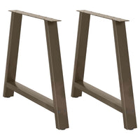Valgomojo stalo kojelės, A formos, 2 vnt., 90x(72 - 73) cm, plienas - Namų Idėja
