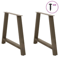 Valgomojo stalo kojelės, A formos, 2 vnt., 90x(72 - 73) cm, plienas - Namų Idėja