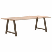 Valgomojo stalo kojelės, A formos, 2 vnt., 90x(72 - 73) cm, plienas - Namų Idėja