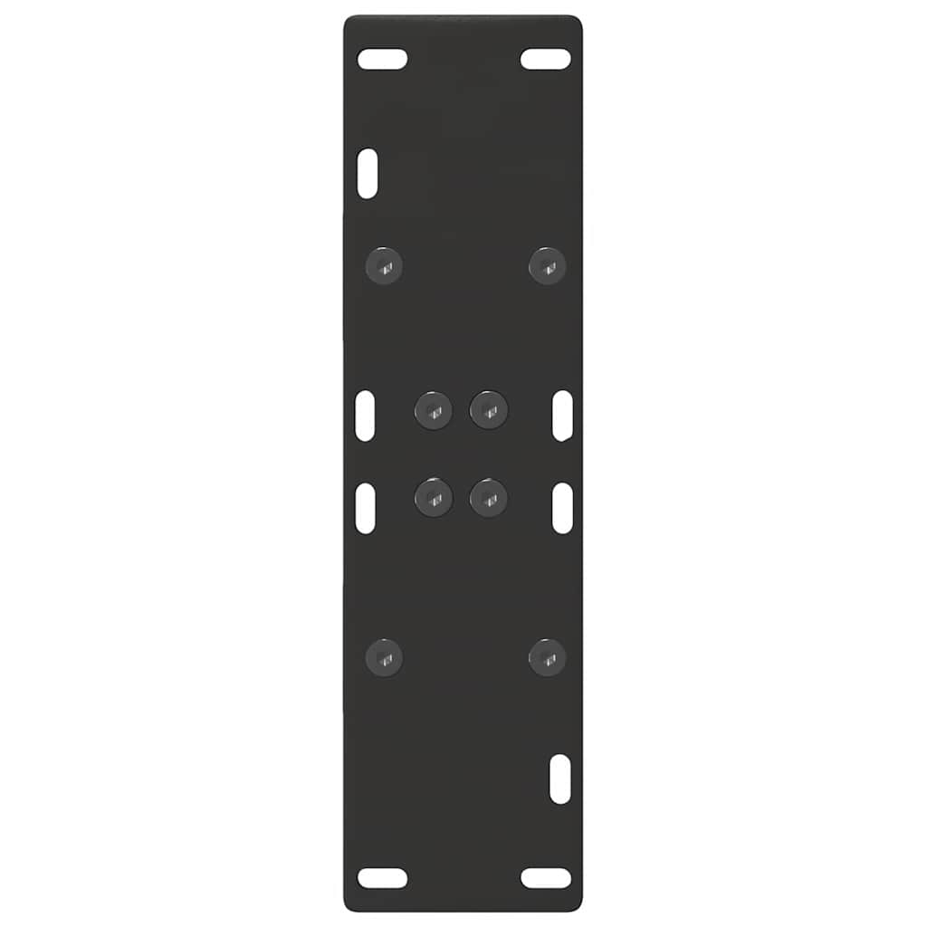 Valgomojo stalo kojelės, A formos, 2 vnt., juodos, 60x(72 - 73) cm, plienas - Namų Idėja