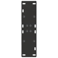 Valgomojo stalo kojelės, A formos, 2 vnt., juodos, 60x(72 - 73) cm, plienas - Namų Idėja
