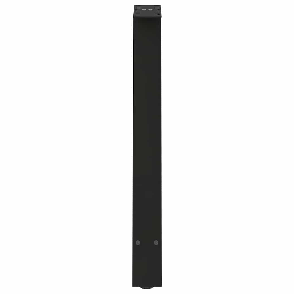 Valgomojo stalo kojelės, A formos, 2 vnt., juodos, 60x(72 - 73) cm, plienas - Namų Idėja