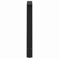 Valgomojo stalo kojelės, A formos, 2 vnt., juodos, 70x(72 - 73) cm, plienas - Namų Idėja