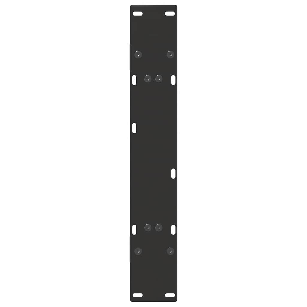 Valgomojo stalo kojelės, A formos, 2 vnt., juodos, 70x(72 - 73) cm, plienas - Namų Idėja