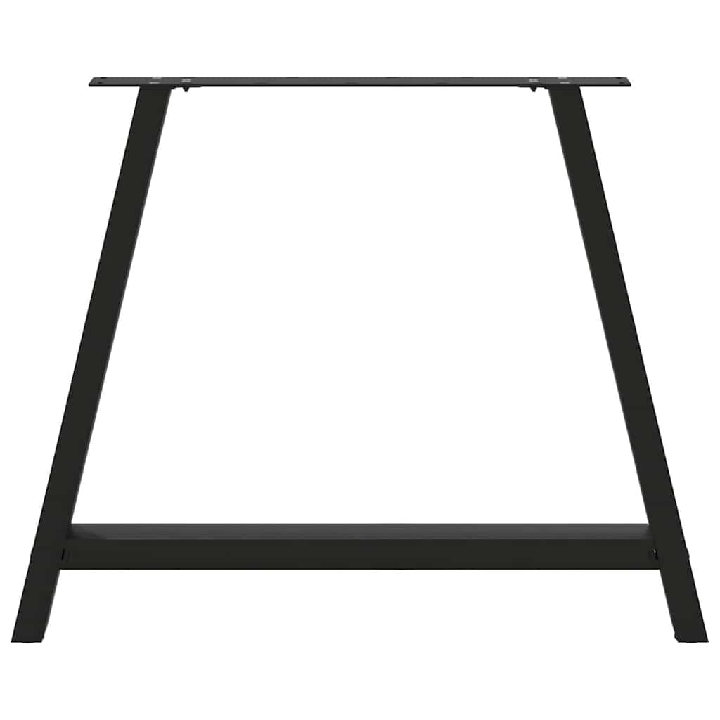 Valgomojo stalo kojelės, A formos, 2 vnt., juodos, 90x(72 - 73) cm, plienas - Namų Idėja