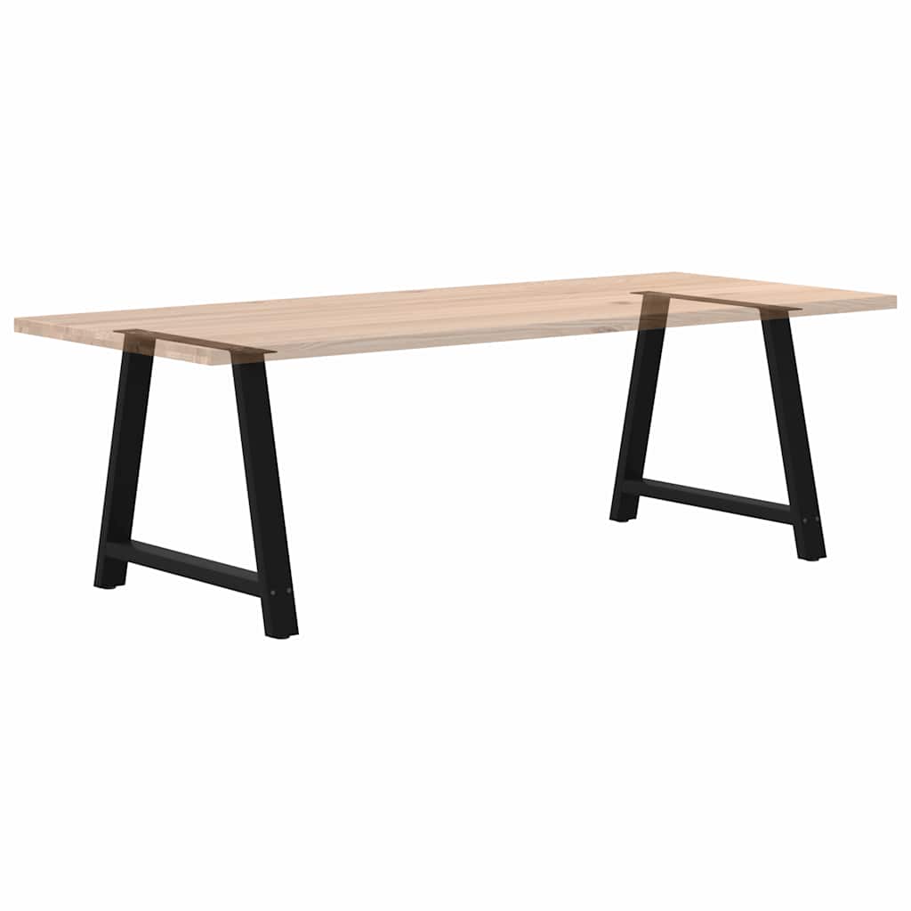 Valgomojo stalo kojelės, A formos, 2 vnt., juodos, 90x(72 - 73) cm, plienas - Namų Idėja