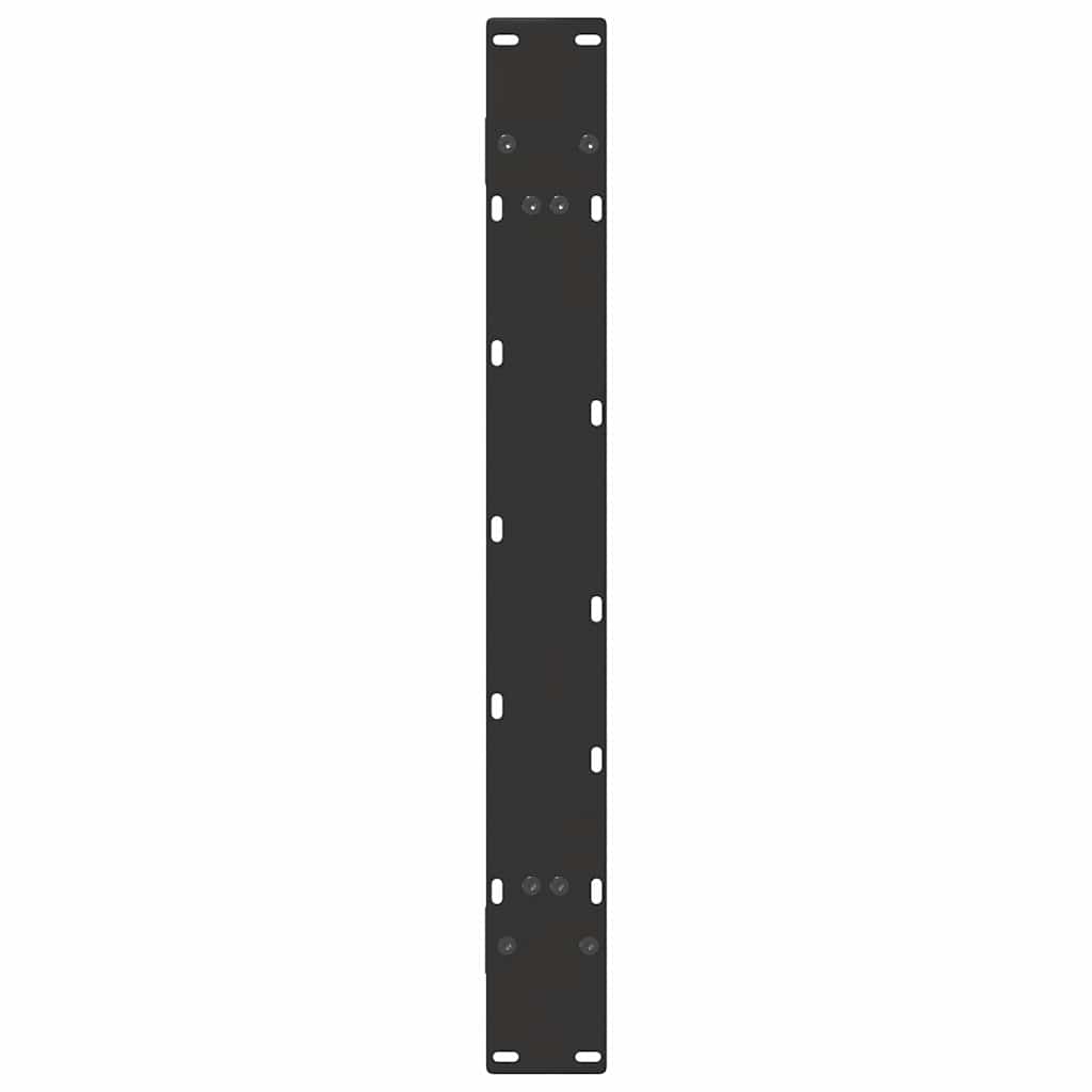 Valgomojo stalo kojelės, A formos, 2 vnt., juodos, 90x(72 - 73) cm, plienas - Namų Idėja