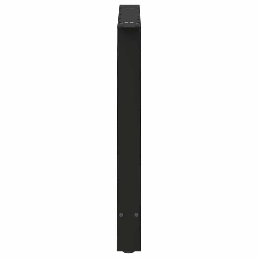 Valgomojo stalo kojelės, A formos, 2 vnt., juodos, 90x(72 - 73) cm, plienas - Namų Idėja