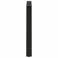 Valgomojo stalo kojelės, A formos, 2 vnt., juodos, 90x(72 - 73) cm, plienas - Namų Idėja