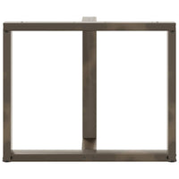 Valgomojo stalo kojelės, T formos, 2 vnt., juodos, 100x35x(72 - 73) cm, plienas - Namų Idėja