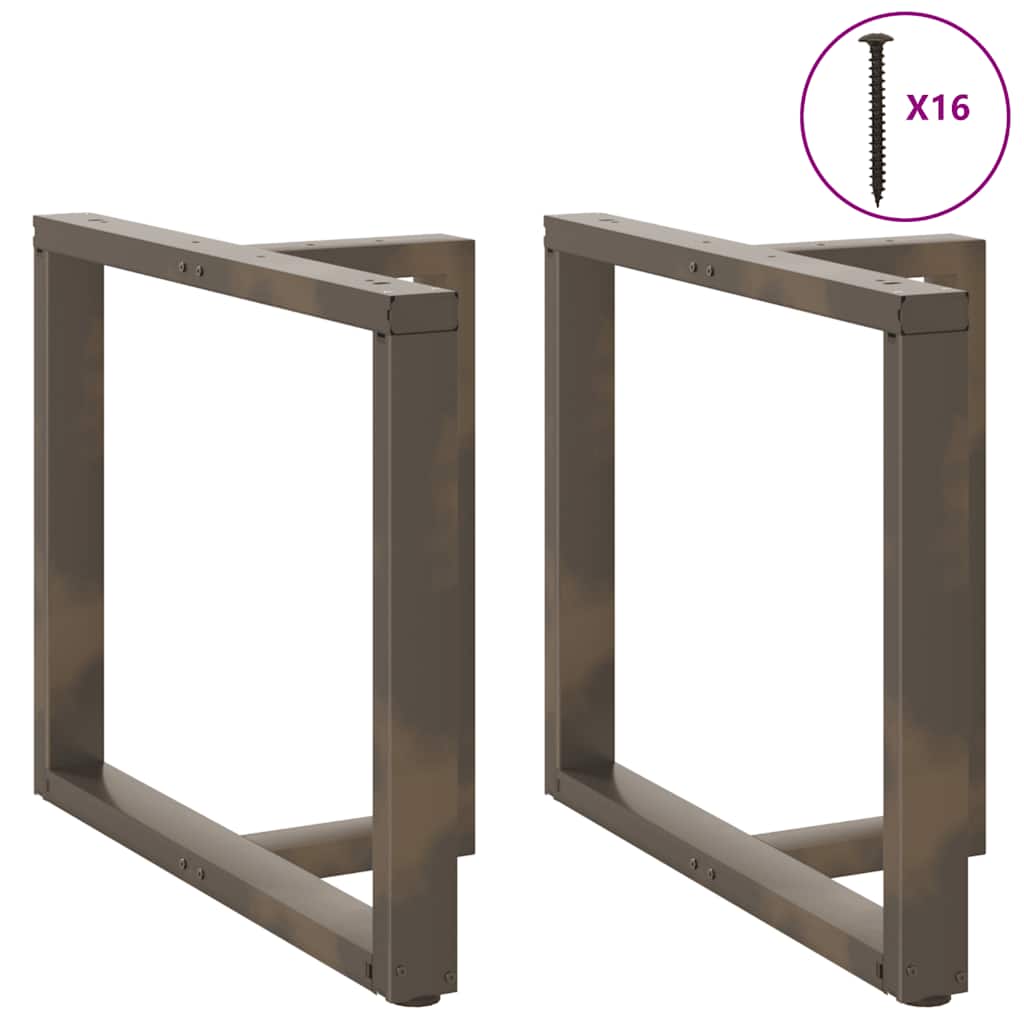 Valgomojo stalo kojelės, T formos, 2 vnt., juodos, 100x35x(72 - 73) cm, plienas - Namų Idėja