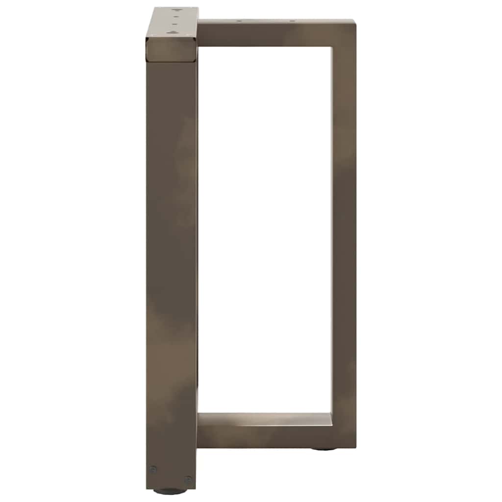 Valgomojo stalo kojelės, T formos, 2 vnt., juodos, 50x35x(72 - 73) cm, plienas - Namų Idėja