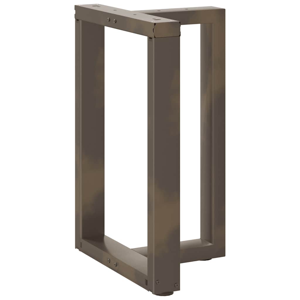 Valgomojo stalo kojelės, T formos, 2 vnt., juodos, 50x35x(72 - 73) cm, plienas - Namų Idėja