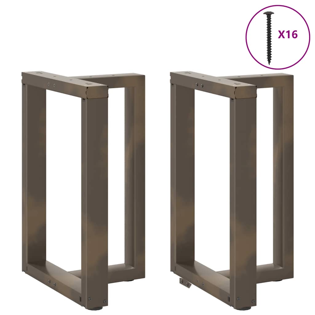 Valgomojo stalo kojelės, T formos, 2 vnt., juodos, 50x35x(72 - 73) cm, plienas - Namų Idėja