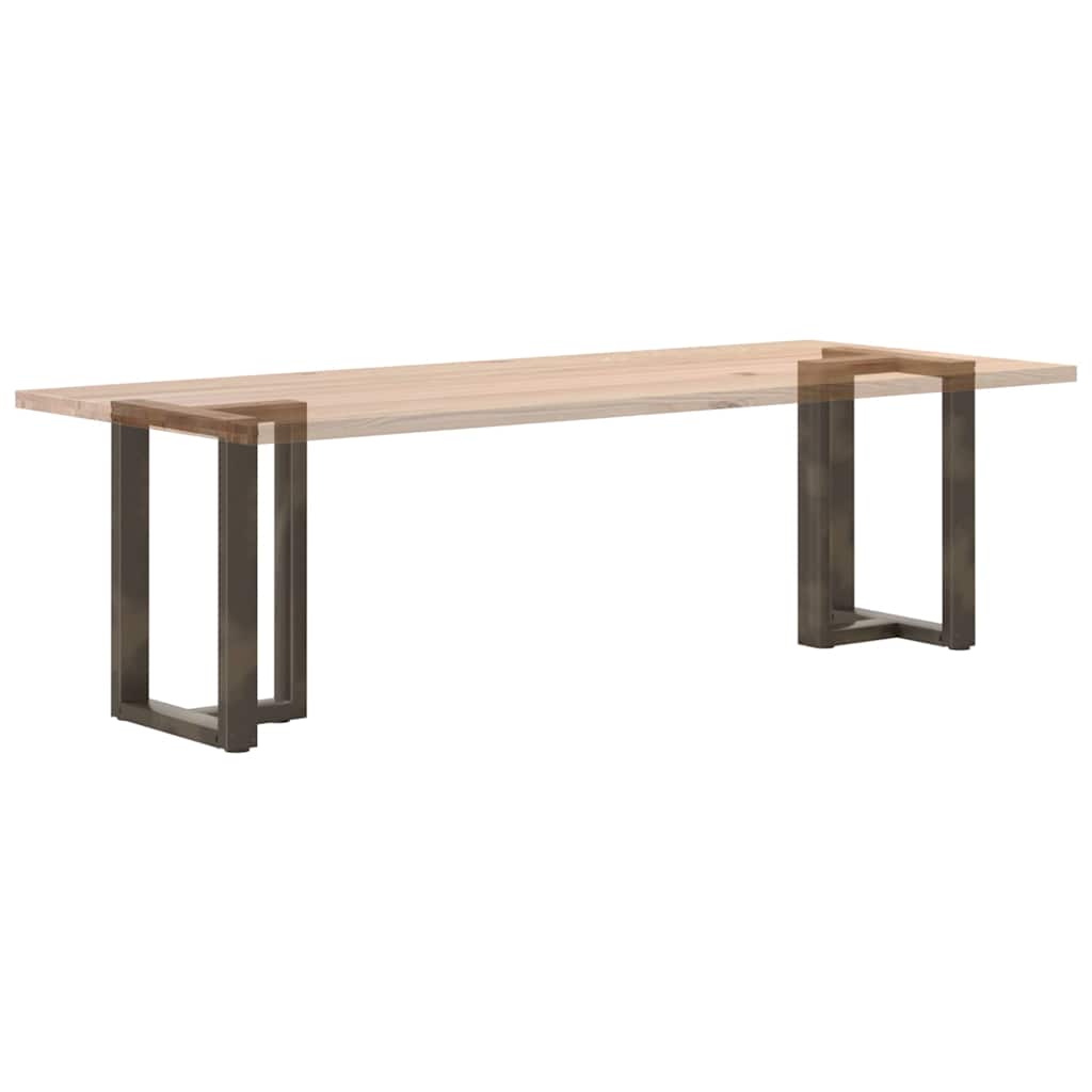 Valgomojo stalo kojelės, T formos, 2 vnt., juodos, 50x35x(72 - 73) cm, plienas - Namų Idėja