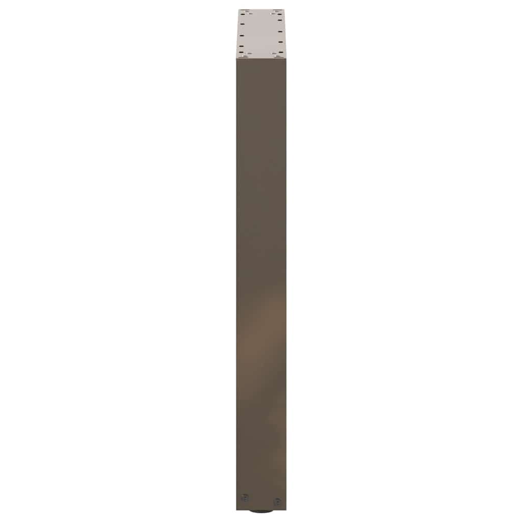Valgomojo stalo kojelės, U formos, 2 vnt., natūralus plienas, 60x(72 - 73) cm, plienas - Namų Idėja