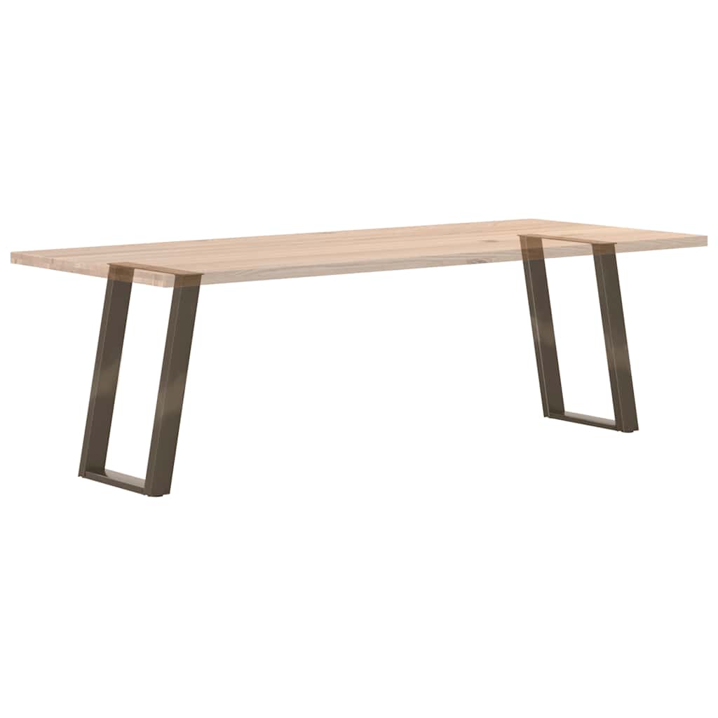 Valgomojo stalo kojelės, U formos, 2 vnt., natūralus plienas, 60x(72 - 73) cm, plienas - Namų Idėja