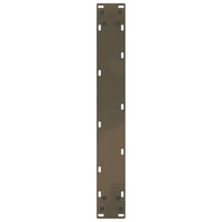 Valgomojo stalo kojelės, U formos, 2 vnt., natūralus plienas, 60x(72 - 73) cm, plienas - Namų Idėja