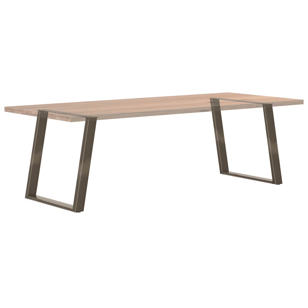 Valgomojo stalo kojelės, U formos, 2 vnt., natūralus plienas, 70x(72 - 73) cm, plienas - Namų Idėja