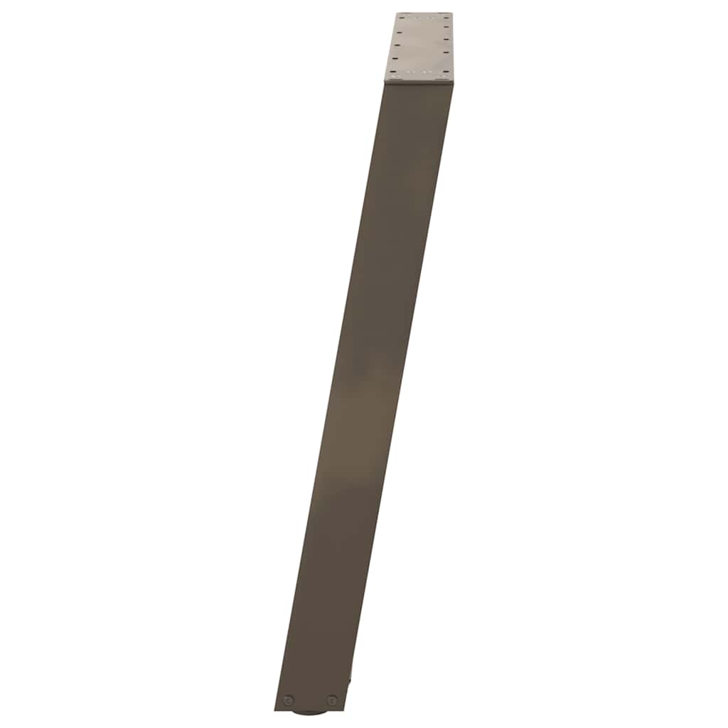 Valgomojo stalo kojelės, U formos, 2 vnt., natūralus plienas, 70x(72 - 73) cm, plienas - Namų Idėja