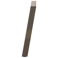 Valgomojo stalo kojelės, U formos, 2 vnt., natūralus plienas, 70x(72 - 73) cm, plienas - Namų Idėja